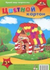 АппликА Картон цветной &quot;Сказочный домик&quot;, 5 листов, 5 цветов