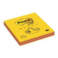 Post-it Original Стикеры Z-сложения "Post-it", 76х76 мм, неоновые, 2 цвета желтые, розовые (2 блока по 50 листов)