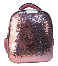 №1 School Ранец "Sparkle Rose gold", 36х28х15 см