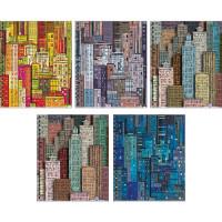 Канц-Эксмо Тетрадь "Большой город. Графика", А5, 80 листов, клетка