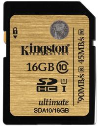 Kingston SDHC 16Gb Class 10 (SDA10/16GB)