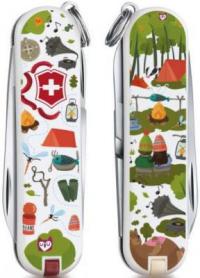 Victorinox Нож перочинный Classic LE2015 &quot;Nature Adventure&quot; (0.6223.L1505) 7 функций 58мм