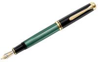 Pelican Ручка перьевая Pelikan Souveraen M 600 (980011), черный/зеленый