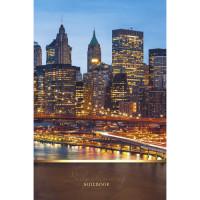 Канц-Эксмо Книга для записей &quot;Городской стиль. Огни ночного города&quot;, А5, 100 листов, клетка