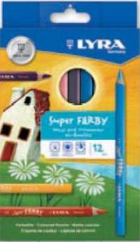 LYRA Цветные карандаши "Super ferby", лакированные, 12 цветов