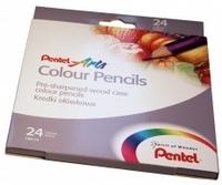 Pentel Цветные карандаши "Colour pencils", 24 цвета