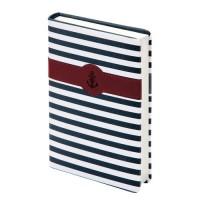 InFolio Ежедневник недатированный "Regatta", А6, 160 листов, белый/синий