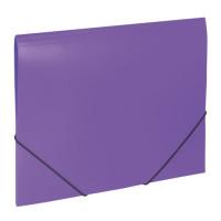 BRAUBERG Папка на резинках "Office", фиолетовая, до 300 листов, 500 мкм
