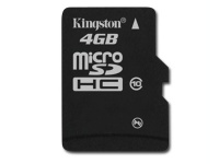 Kingston microSDHC Class10 4Gb + Adapter