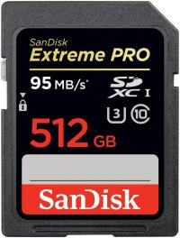 Sandisk Extreme Pro SDXC 512GB Class10 UHS-I (черный)