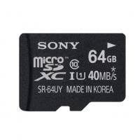 Sony microSD 64 Гб, с адаптером