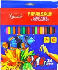 Beifa Карандаши цветные "Зоопарк", 24 цвета
