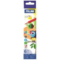 Milan Карандаши цветные "Milan", шестигранные, 6 цветов