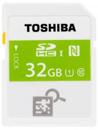 Toshiba 32GB Class 10 NFC SDHC Card (белый)