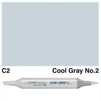 Copic Маркер спиртовой двусторонний "Sketch", цвет: C2 серый холодный #2