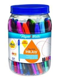 PAPER MATE Набор шариковых ручек "Ink Joy 100", 1 мм, 50 штук