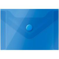 OfficeSpace Папка-конверт на кнопке "OfficeSpace", А7, 150 мкм, синяя