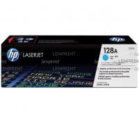 HP CE321A картридж голубой, № 128A