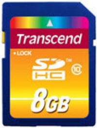 Transcend SDHC Class 10 8Gb