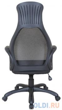 Brabix Кресло офисное &quot;Genesis EX-517&quot;, пластик черный, ткань/экокожа/сетка черная, 531574