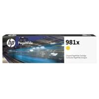 HP Картридж Hewlett Packard (HP) "981X Yellow Original PageWide Cartridge L0R11A", жёлтый