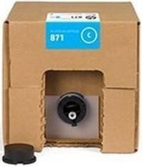 HP Картридж Hewlett Packard (HP) "871C 3L Cyan Latex Ink Cartridge G0Y79C", голубой