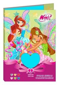 Winx Бумага цветная фольгированная, А4, 6 цветов