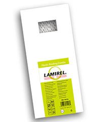 Lamirel Пружина пластиковая Lamirel, 32 мм, 25 штук, белая