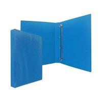 PANTA PLAST Папка-файл на 4 кольцах, голубая, 35 мм, диаметр 20 мм