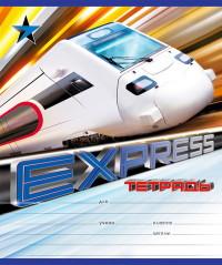 Полиграфика Тетрадь ученическая "Express train" (18 листов, линейка)