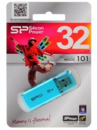 Silicon Power 32gb helios 101 sp032gbuf2101v1n usb2.0 зеленый