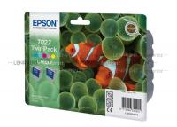 Epson T027403 картридж цветной, двойной