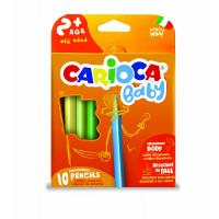 Carioca Набор экстра-крупных карандашей "baby", 10 цветов