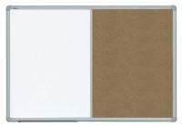2x3 Демонстрационная доска TCASC129, комбинированная, алюминиевая рама, 90x120 см