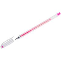 Crown Ручка гелевая, розовая, 0,7 мм
