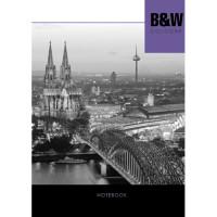 Канц-Эксмо Книга для записей "Городской стиль. Монохром", А4, 160 листов, клетка