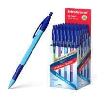 ErichKrause Ручка шариковая автоматическая "R-301 Neon Matic&Grip", синяя, 0,7 мм