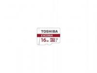 Toshiba Карта памяти Micro SDHC 16Gb Class 10 THN-M301R0160EA + адаптер SD