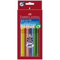 Faber-Castell Карандаши цветные "Grip", 12 цветов