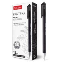 Hatber Ручка гелевая "Pantera", чёрная, 0,5 мм