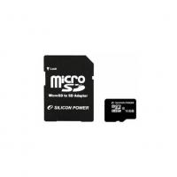 Silicon Power SP016GBSTH010V10-SP microSDHC, 16Гб, Class 10