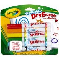 Crayola Смываемые фломастеры "Dry Erase", 6 штук