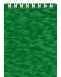 Hatber Блокнот "Wood", А7, 80 листов, клетка, зеленый