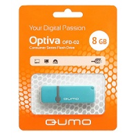 QUMO Usb2.0  8gb optiva 02 blue