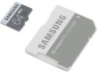 Samsung Карта памяти Micro SDXC 64Gb Class 10 MB-MG64EA + SD adapter