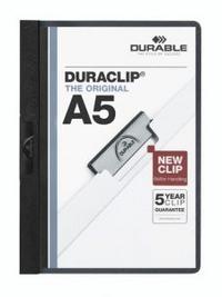 Durable Папка с клипом "Duraclip", 30 листов, черная