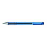 Index Ручка гелевая &quot;Cursiv&quot;, прозрачный корпус, синяя, 0,5 мм