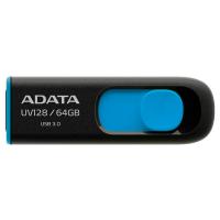 ADATA UV128 Black/Blue 64GB (AUV128-64G-RBE)