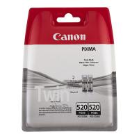 Canon Картридж струйный "PGI-520 BK TWIN PACK 2932B012", чёрный (количество товаров в комплекте: 2)