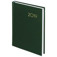 BRAUBERG Ежедневник датированный на 2019 год "Select", А5, 168 листов, зеленый